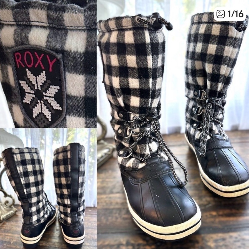 Roxy winter Snow Insulated knitted boots size 9